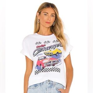 Junk Food Vintage, Distressed Dodge Charger T-Shirt